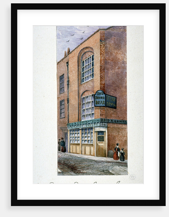 View of the Brown Bear Tavern, Gravel Lane, Houndsditch, City of London by Anonymous