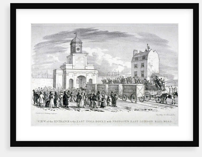 East India Docks, London by Vear