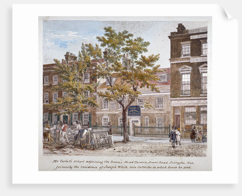 Essex Road, Islington, London by Robert Blemmell Schnebbelie
