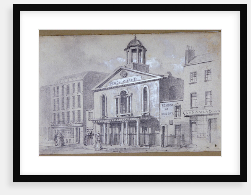 Percy Chapel, Charlotte Street, Fitzroy Square, London by Anonymous
