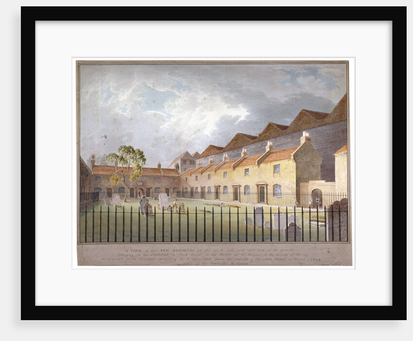 View of buildings in Park Street, Southwark, London by George Smith