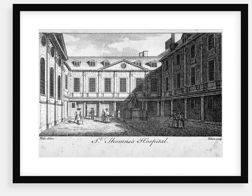 Middle court of St Thomas's Hospital, Southwark, London by William Elliot