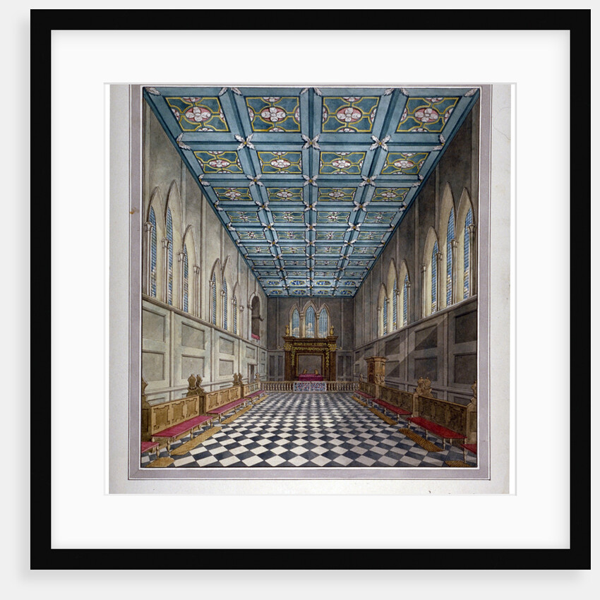 Interior view of the chapel in Lambeth Palace, London by Anonymous