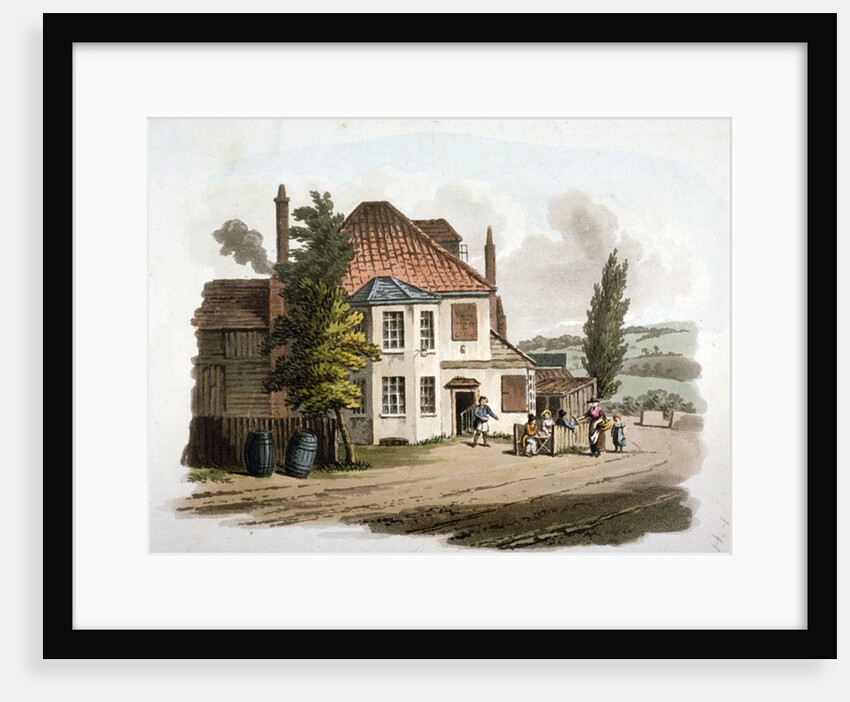 The Farthing Pie House Inn on St Marylebone New Road, London by William Pickett