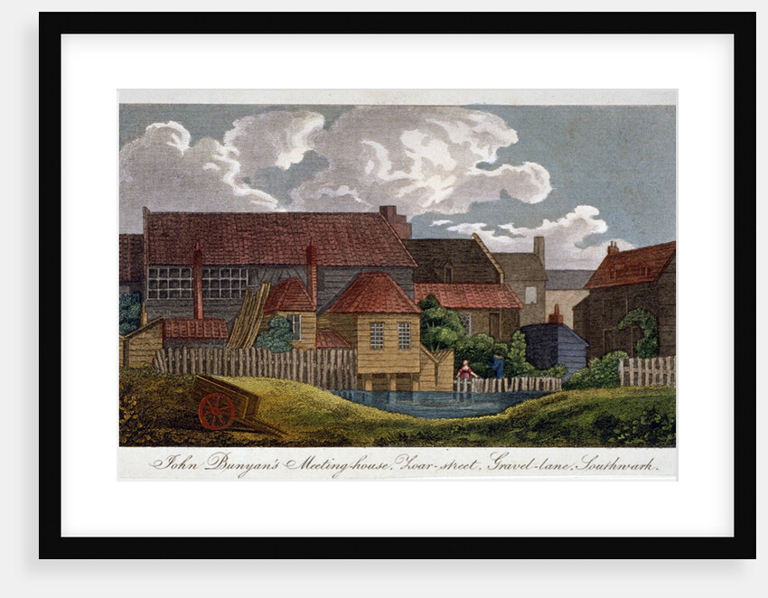South-east view of John Bunyan's meeting house, Southwark, London by Anonymous