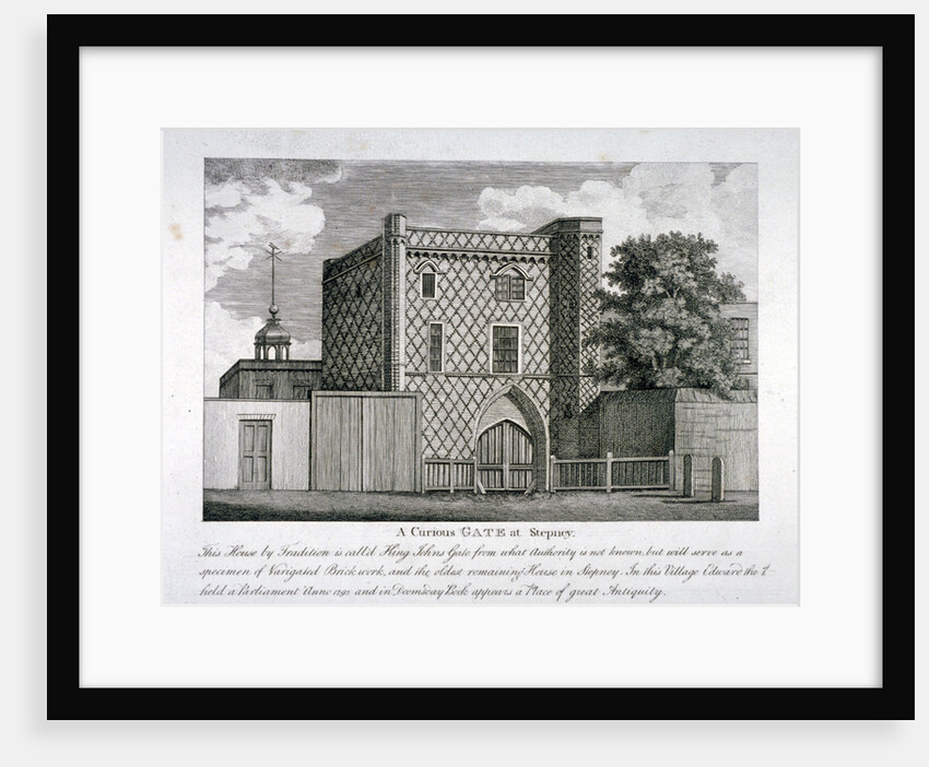 View of a gateway in Stepney, London by Anonymous