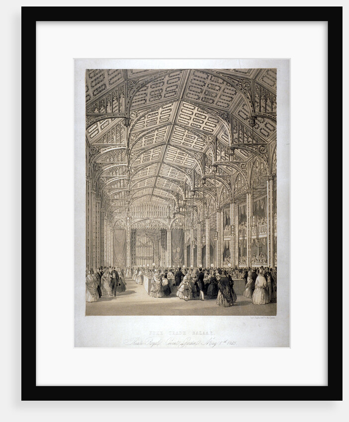 Free Trade Bazaar in Covent Garden Theatre, London by Day & Haghe