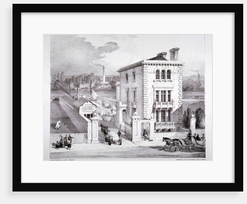 Buckingham Palace Road, Westminster, London by Charles Joseph Hullmandel