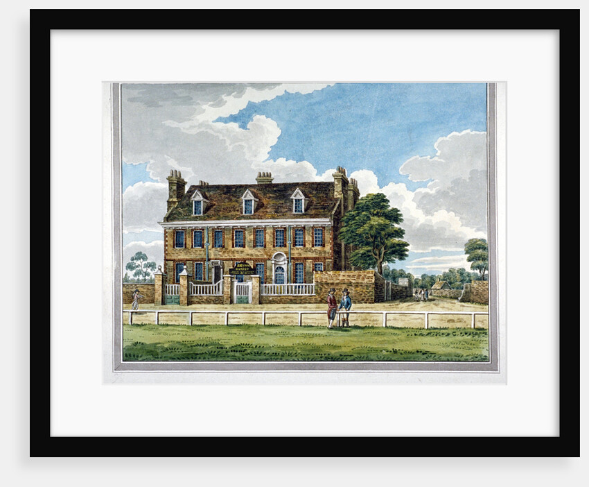 View of Parsonage House, Parson's Green, Fulham, London by Anonymous