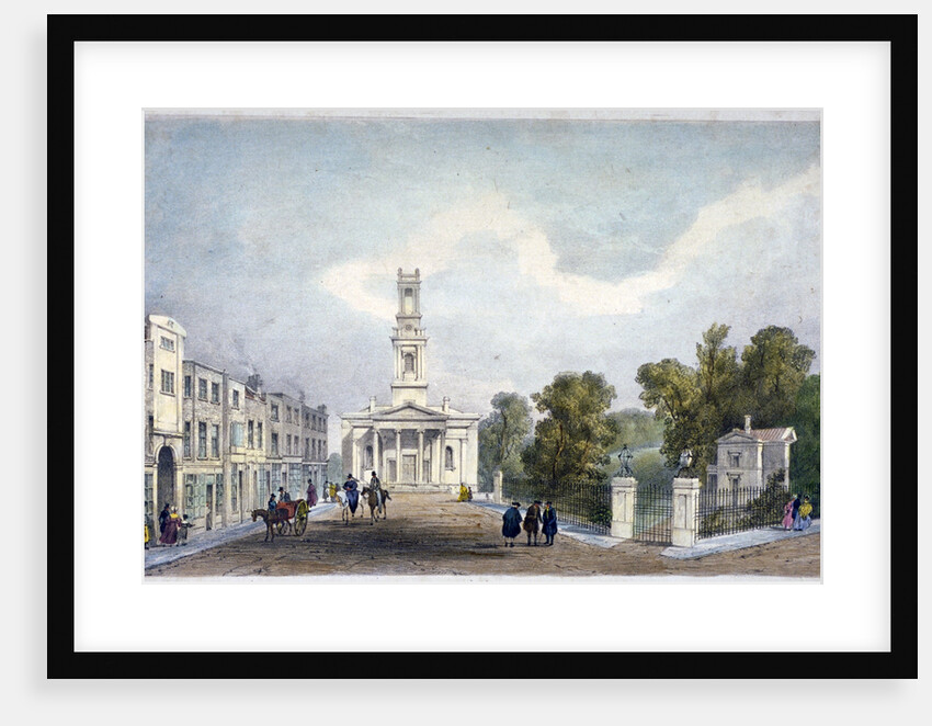 St Mary's Church and Croom's Hill, Greenwich, London by Anonymous