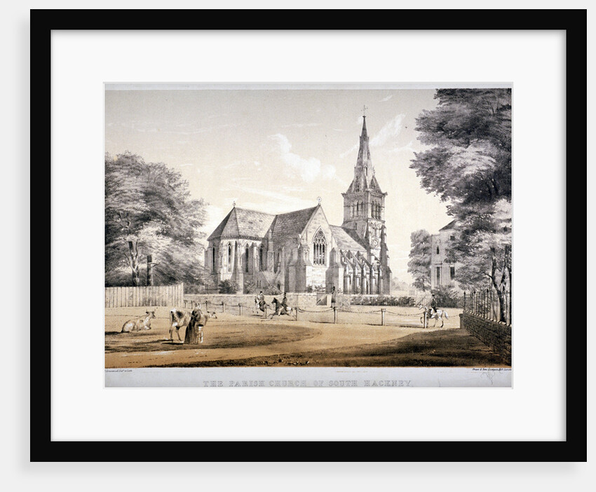 The Church of St John of Jerusalem, Hackney, London by CJ Greenwood