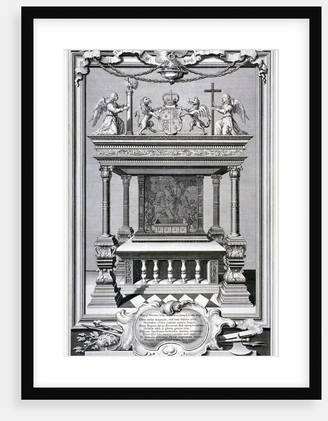 Monument to King Edward VI, Chapel of Henry VII, Westminster Abbey, London by George Vertue
