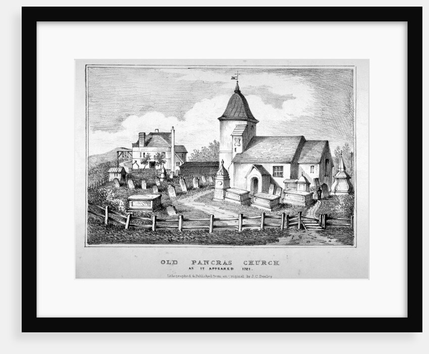 St Pancras Old Church, London by JC Deeley