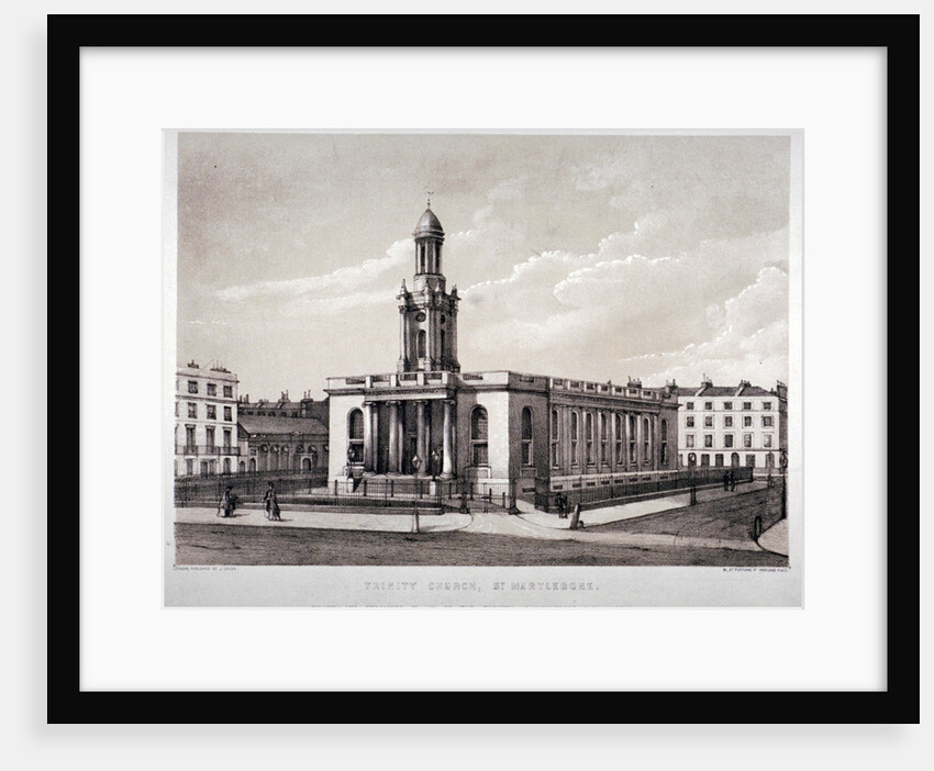 Trinity Church, Euston Road, St Pancras, London by J Laver