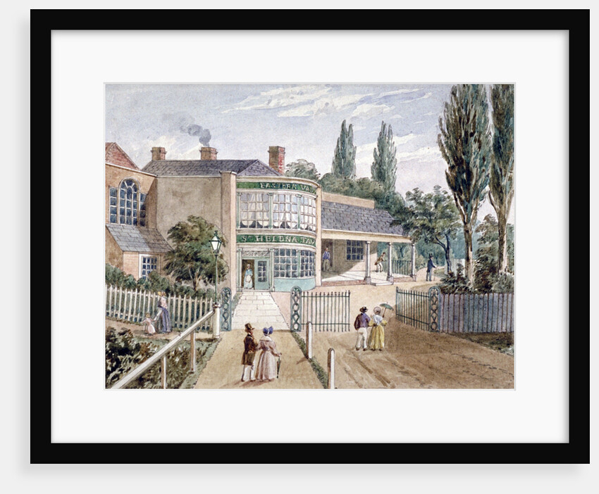 St Helena tea gardens, Lower Road, Rotherhithe, London by Anonymous