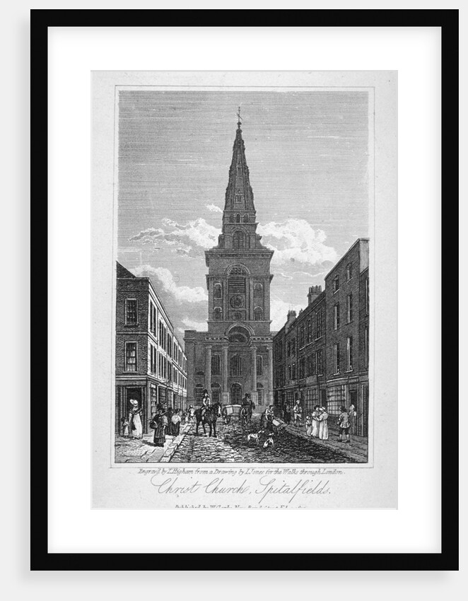 View of Christ Church, Spitalfields, London by Thomas Higham