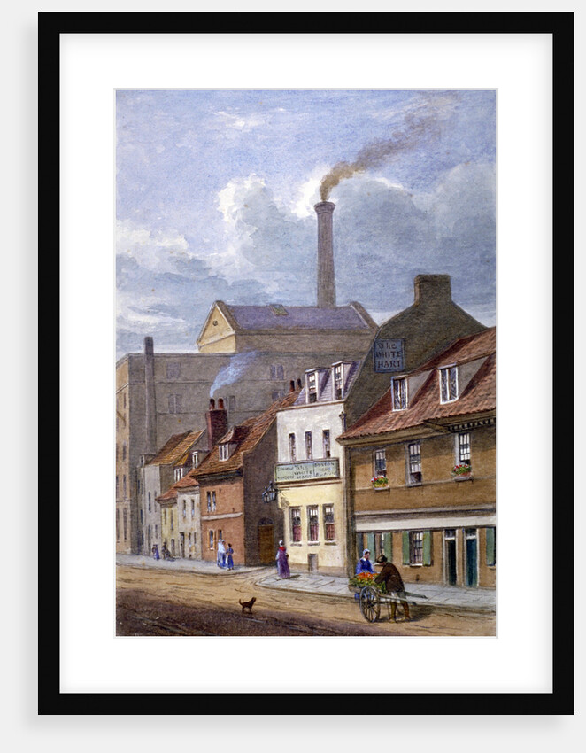 The White Hart Inn, High Street, Shadwell, London by JT Wilson