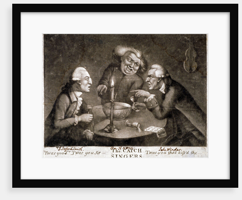 The catch singers by Anonymous