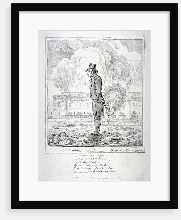 Counsellor OP - Defender of our Theatric Liberties by James Gillray