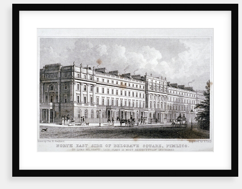 Belgrave Square, Belgravia, London by S Lacey