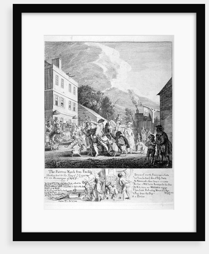 The painters march from Finchly... by Paul Sandby