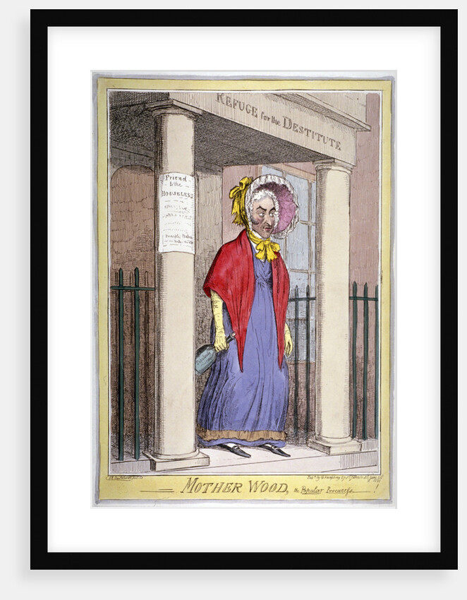 Mother Wood, the popular procuress! by Isaac Robert Cruikshank