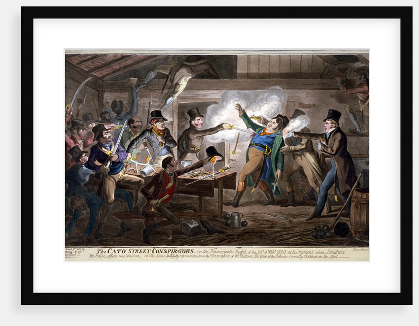 The Cato Street conspirators... by George Cruikshank