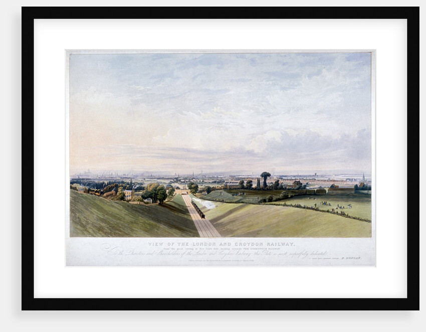 London and Croydon Railway, New Cross, Deptford, London by Edward Duncan