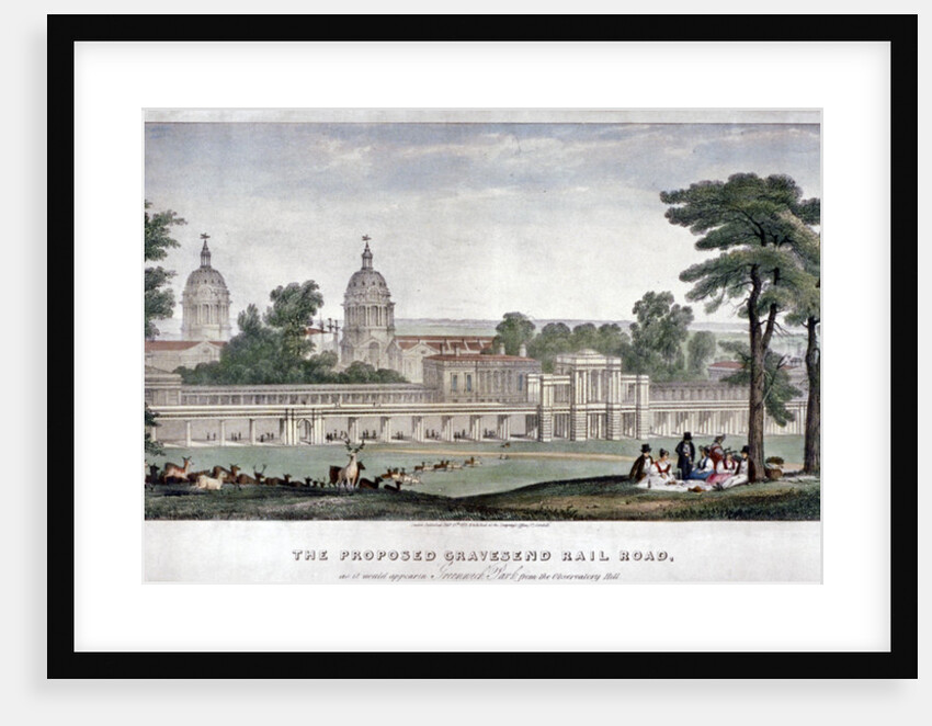 The Proposed Gravesend Railroad by Charles Joseph Hullmandel