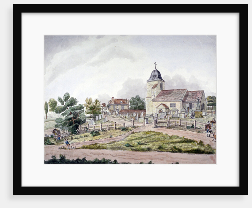 St Pancras Old Church, London by William Pennington