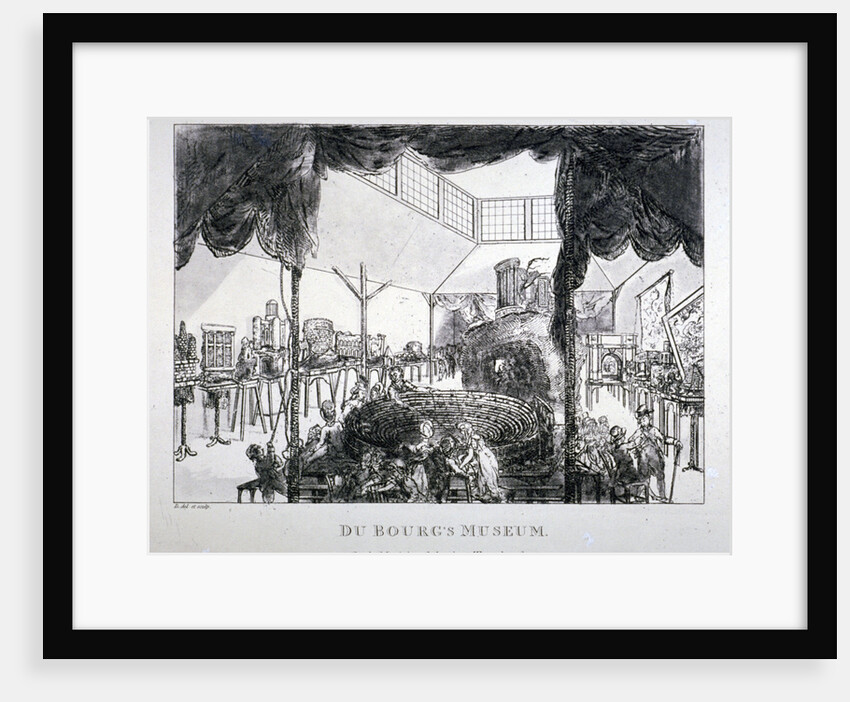 Dubourg's Museum, Grosvenor Street, Westminster, London by Matthew Dubourg