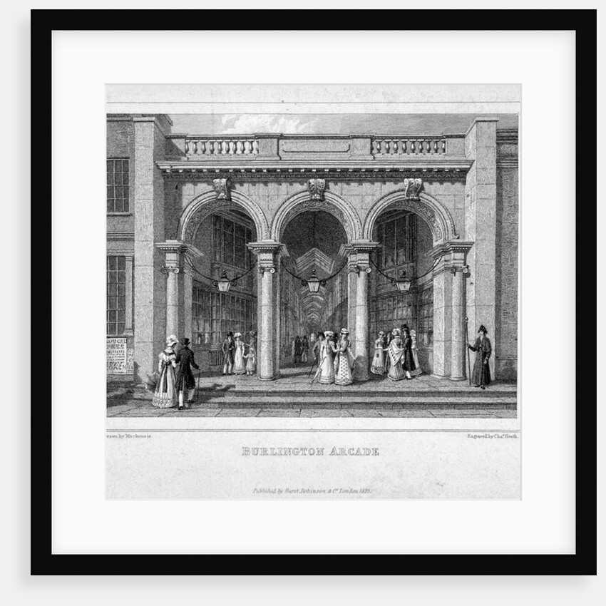 Burlington Arcade, Westminster, London by Charles Heath