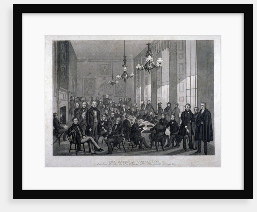 Interior view of the British Coffee House on Cockspur Street, Westminster, London by Anonymous