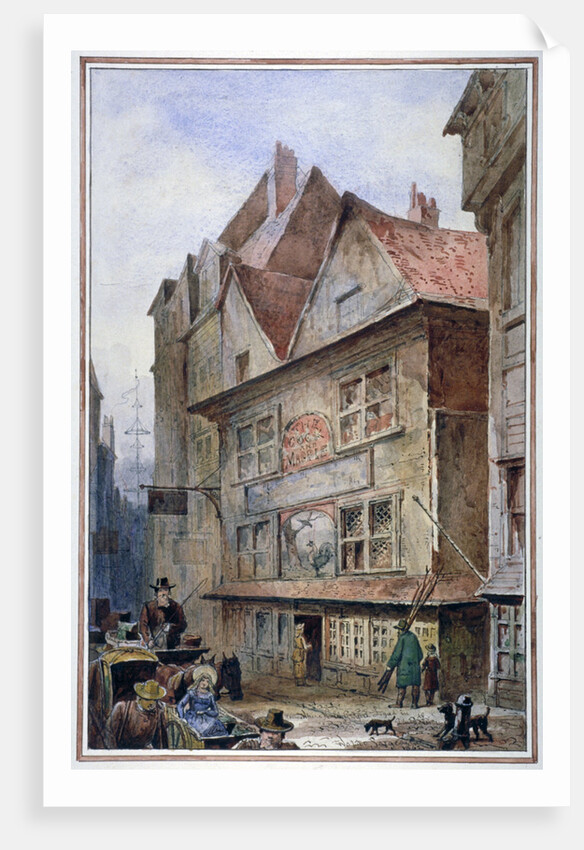 The Cock and Magpie Tavern, Drury Lane, Westminster, London by Waldo Sargeant