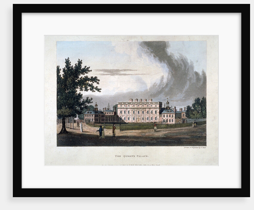Buckingham House, Westminster, London by T Hall