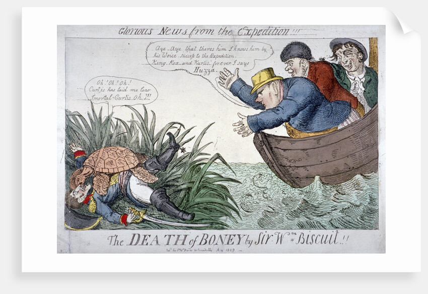 The Death of Boney by Sir Wm Biscuit! by Anonymous