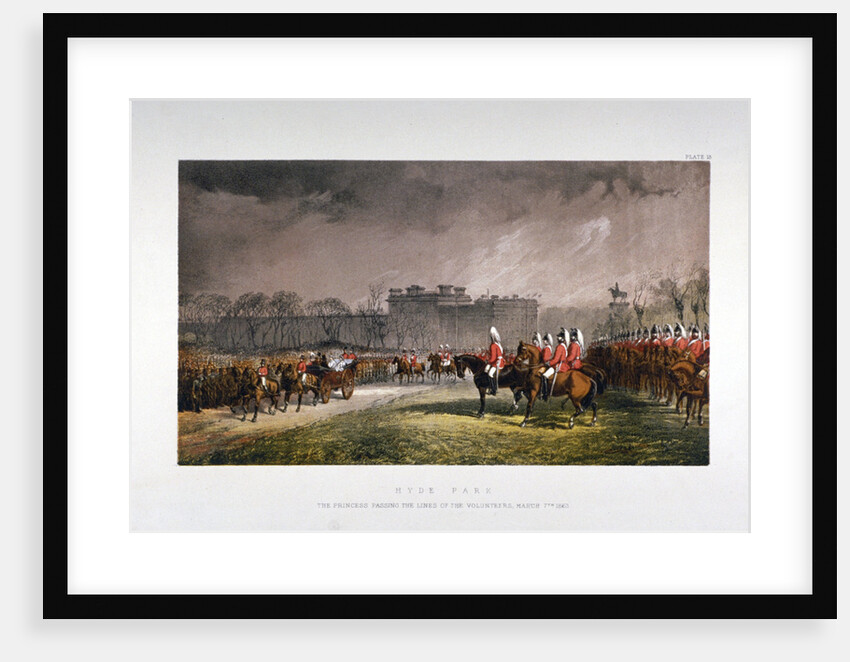 Hyde Park during a military review by Princess Alexandra, London by Day & Son