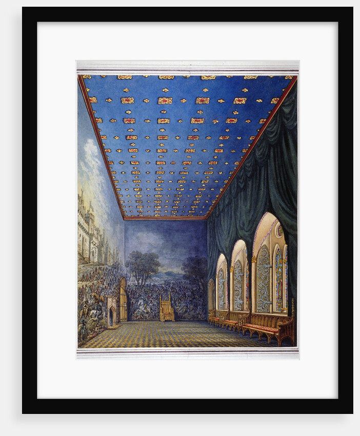 Proposed scheme for redecorating the Painted Chamber, Old Palace of Westminster, London by William Capon