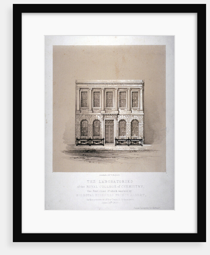 The laboratories of the Royal College of Chemistry, Hanover Square, Westminster, London by Day & Haghe