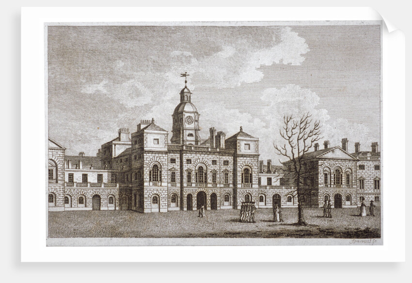 View of the parade at Horse Guards, Westminster, London by S Sparrow