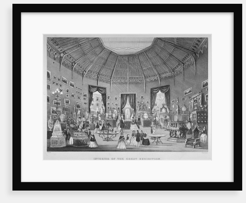 The Great Exhibition, Hyde Park, Westminster, London by Jean-Marie Chavanne