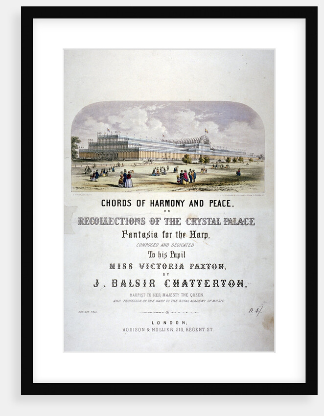 Cover of 'Chords of harmony and peace' composed by JB Chatterton by Augustus Butler