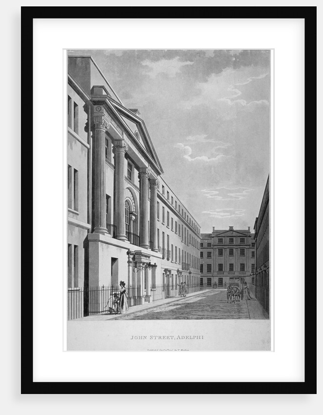 View of John Adam Street, Westminster, London by Anonymous