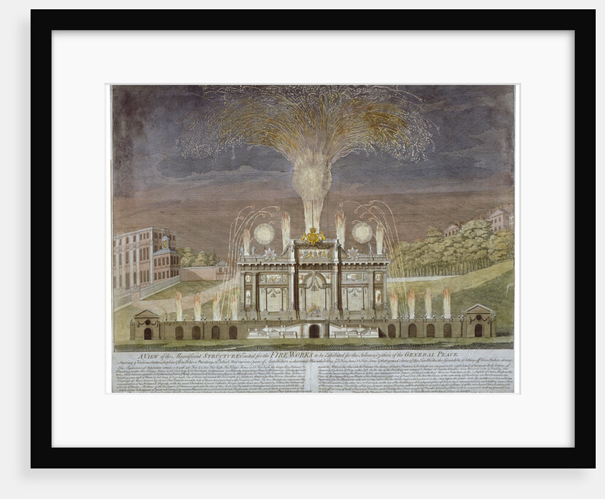 Fireworks in Green Park, Westminster, London by Anonymous