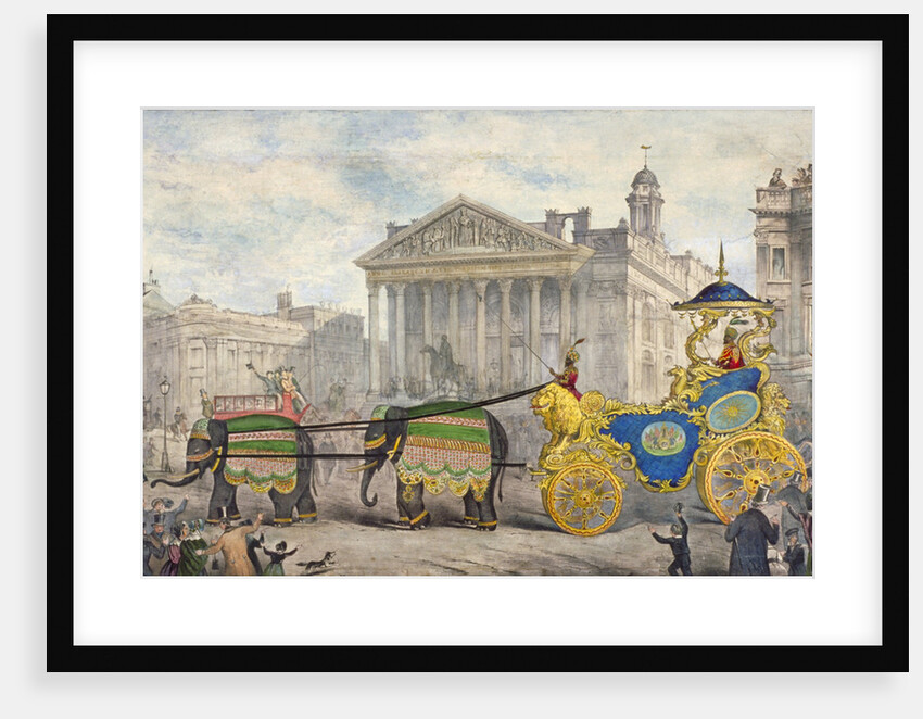 Edwin Hughes passing the Royal Exchange, City of London by Anonymous
