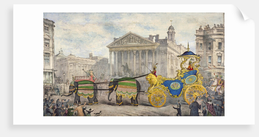 Edwin Hughes passing the Royal Exchange, City of London by Anonymous