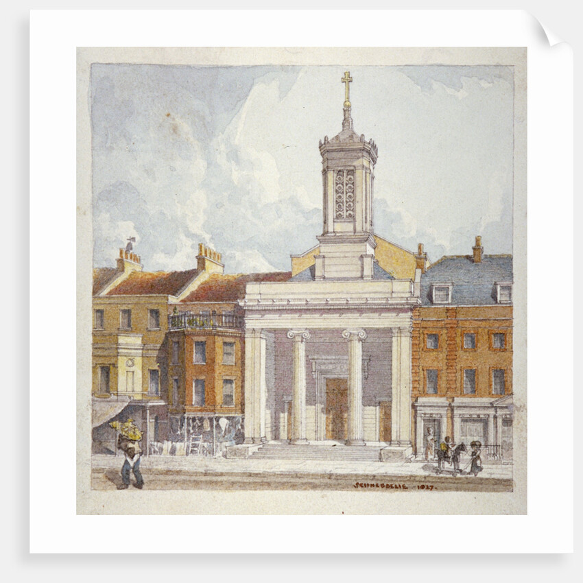 St Mark's Church, North Audley Street, London by Robert Blemmell Schnebbelie