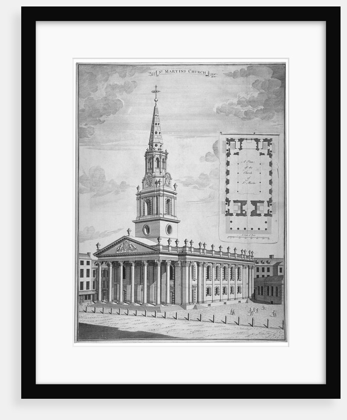 Church of St Martin-in-the-Fields, Westminster, London by Anonymous