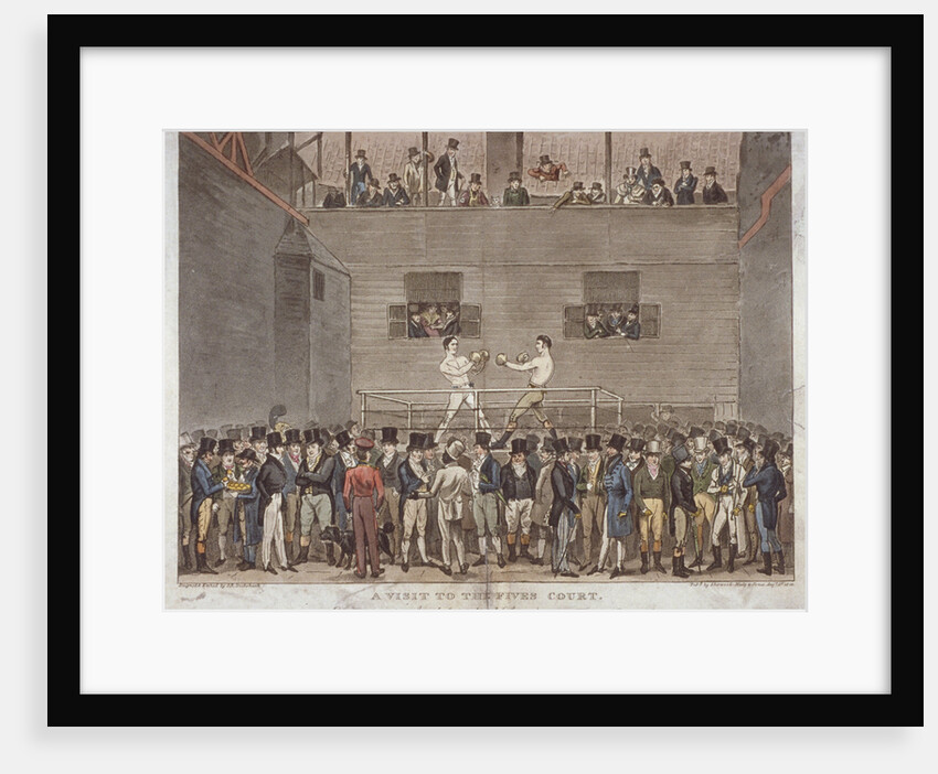 A Visit to the Fives Court by Isaac Robert Cruikshank