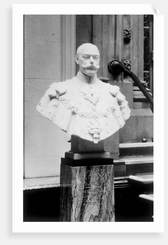 Portrait bust of King George V by George Frampton
